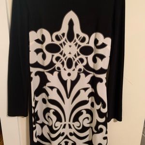 Adore Black and White Dress